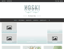 Tablet Screenshot of karenkoski.com
